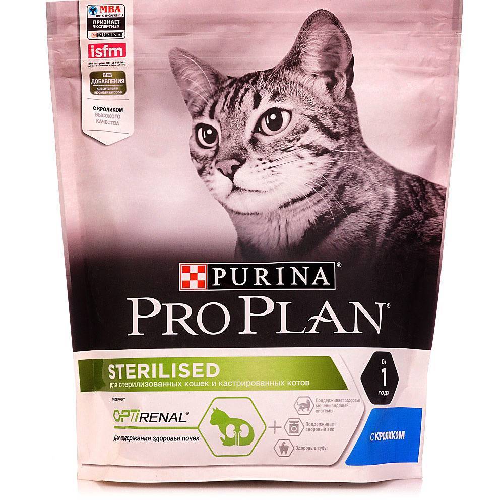 Корм для кошек purina pro plan («проплан» от «пурина»): для стерилизованных питомцев, котят и взрослых животных, отзывы ветеринаров
