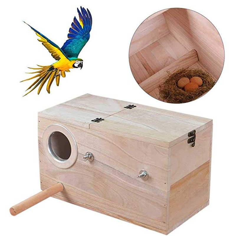 Гнездо для волнистых попугаев: виды, размеры и изготовление своими руками, уход за домиком