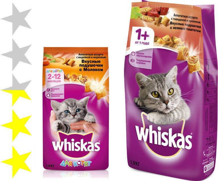 Сухой и влажный корм «вискас» для взрослых кошек и котят: можно ли давать продукт любимцу, не вреден ли он?