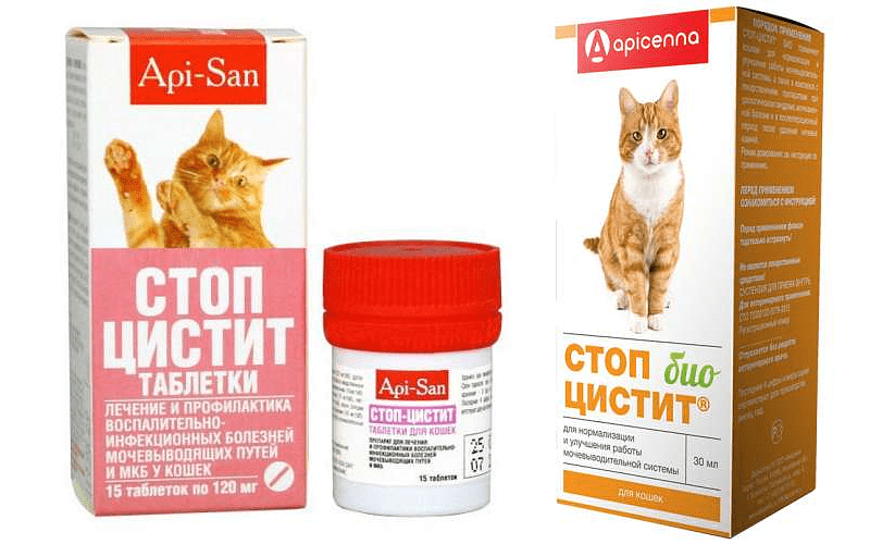 Стоп-цистит для кошек: таблетки и суспензия