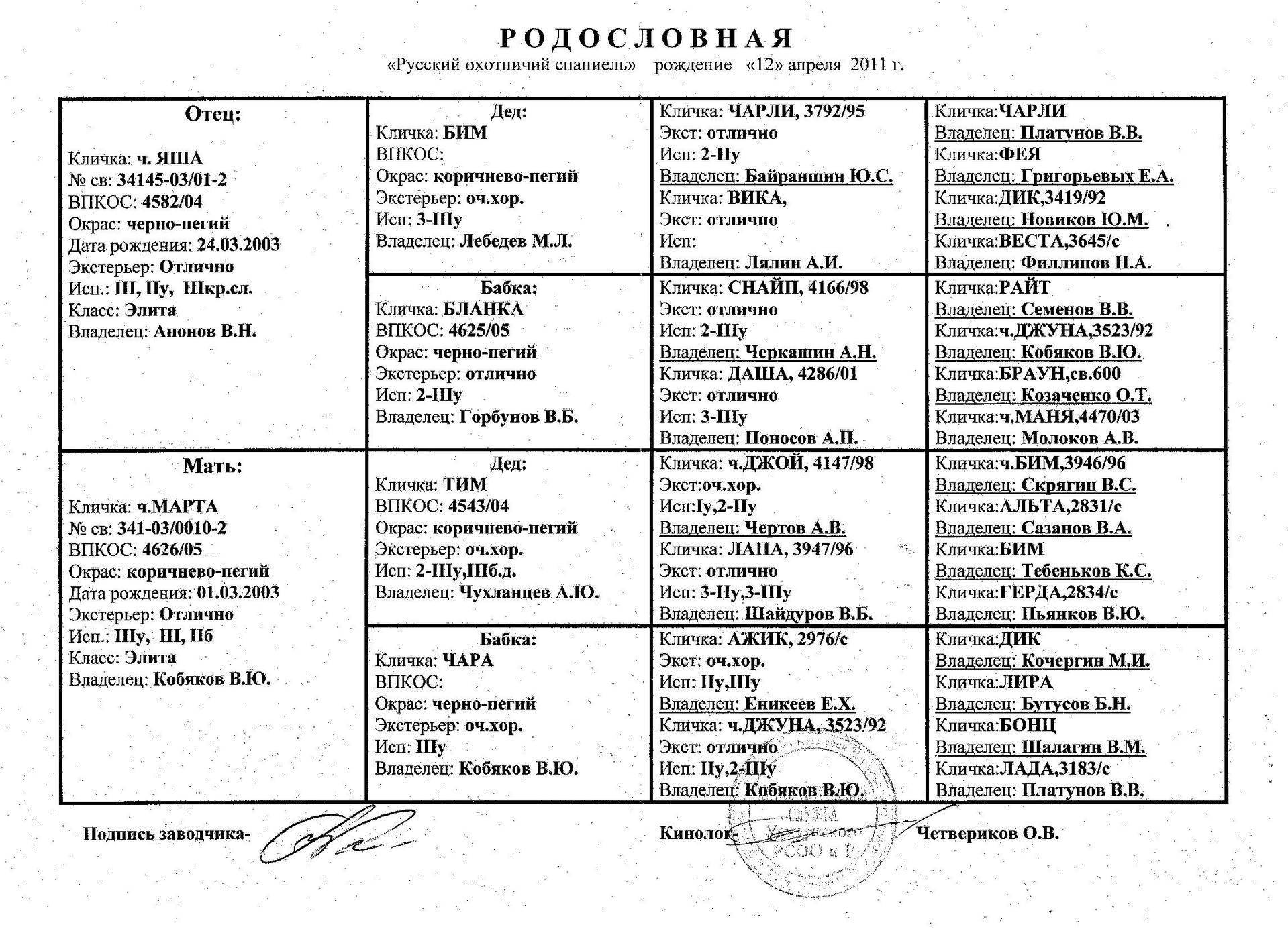 Как назвать русскую гончюю: список имен для выжловок и выжлецов, мальчиков и девочек.